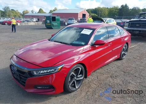 2018 Honda Accord Sport from USA, damaged, VIN 1HGCV1F35JA168356